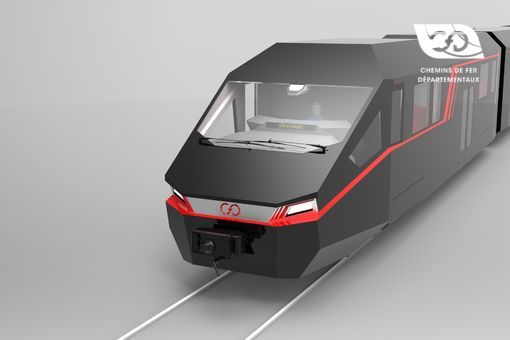 2-Axled railcar front panel 2-Axled railcar front panel