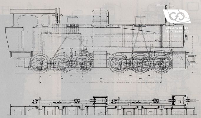 2-group 3-axle compound locomotives; type 500