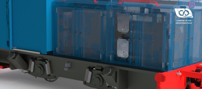 3D view of 53kWh battery pack installation