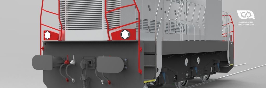 CFD Diesel Locomotive Type TRIAX with Electric Traction