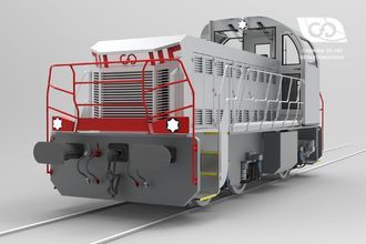 CFD Diesel Shunter Type C with diesel electric traction system