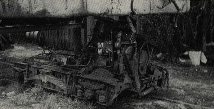 Detail of the A 80 D motor bogie