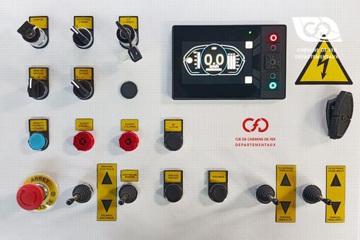 Example of driving console Example of driving console