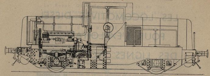Fig 1. 400 hp, 34-tonne diesel locomotive for normal track use