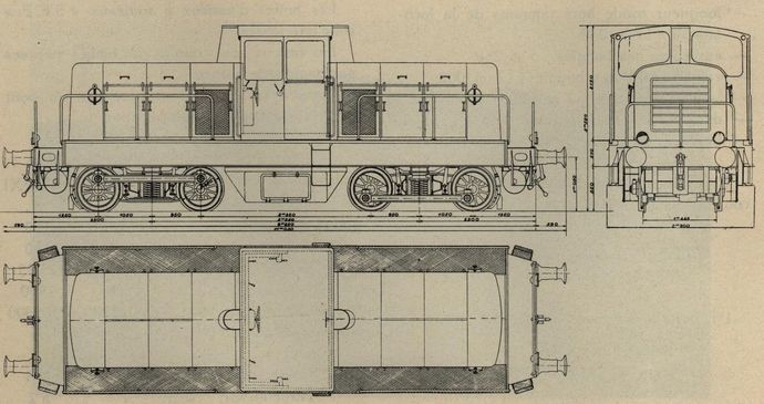 Fig 4bis. Bogie Locomotive, 52 Tons, Normal Track