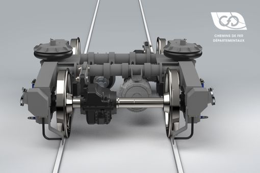 Front view Bogie CFD for passengers application Front view Bogie CFD for passengers application