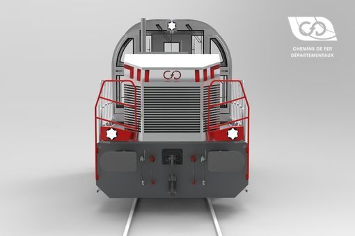 Front View CFD shunter Type B DE