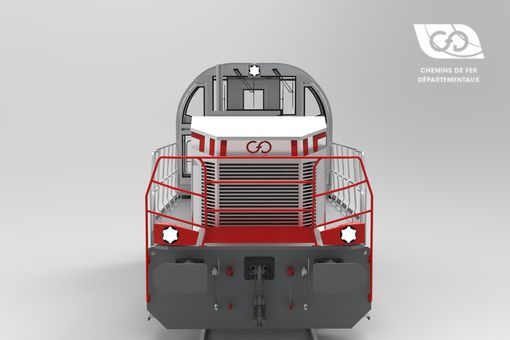 Front View CFD Shunter Type C DE