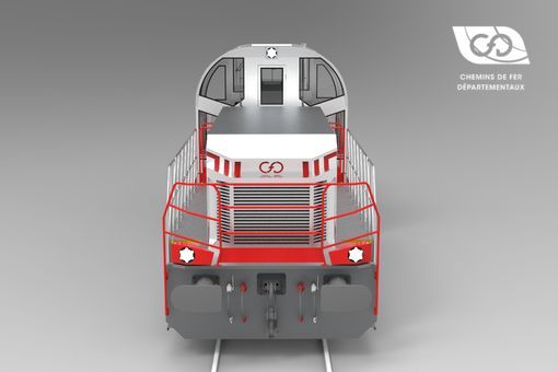 Front View CFD Shunter Type D DE