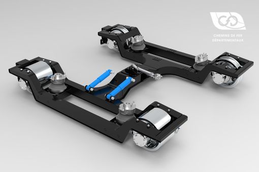 Funicular bogie perspective