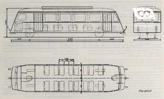 Light railcars for normal track with low traffic volume