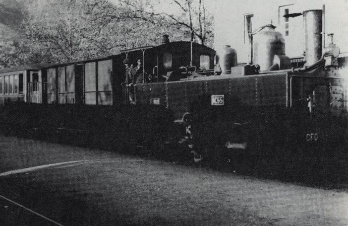 Locomotive 130 type I.G. n° 55 in Ile-Rousse custody, on the Balagne Corsica line Locomotive 130 type I.G. n° 55 in Ile-Rousse custody, on the Balagne Corsica line