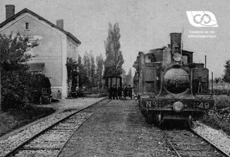 Locomotives with a carrying axle at the front; type Charente