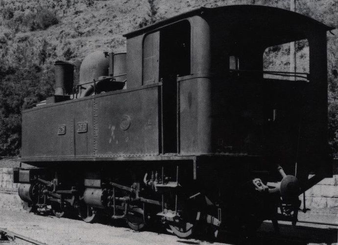 Mallet locomotive no. 325 rear view Mallet locomotive no. 325 rear view