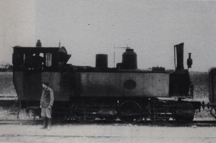Mallet locomotive no. 43 elevation view