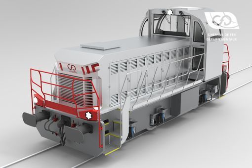 Perspective View CFD Shunter Type C DE
