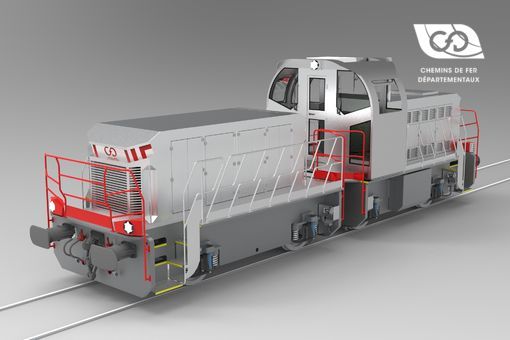 Perspective View CFD Shunter Type D DE