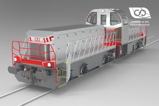 Perspective View CFD Shunter Type F DE