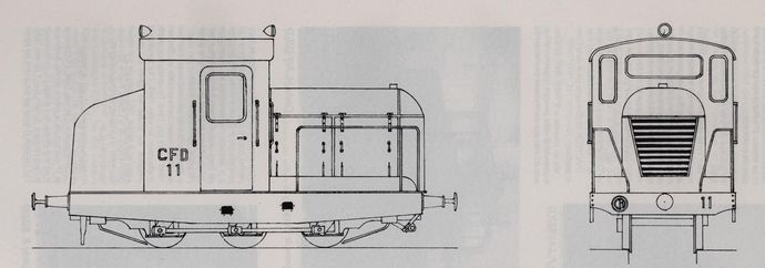 Plan of the 11-12 series tractors. (1/43.5° scale)