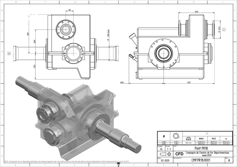 PR18 railway gearbox Diagram PR18 railway gearbox Diagram