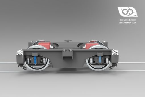 Profile View Locomotive Bogie BB Profile View Locomotive Bogie BB