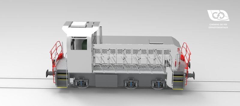 Profile view of the Shunter Type C Diesel-Electric Profile view of the Shunter Type C Diesel-Electric