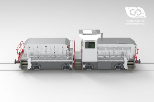 Profile view of the shunter Type D with central gateway