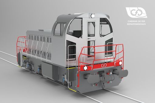 Rear View Shunter Type C DE