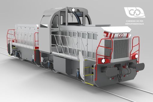 Rear View Shunter Type D DE