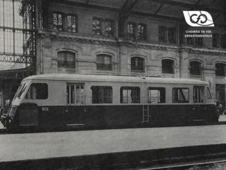 The railcars of the C.F.D. workshops in Montmirail, 900 SERIES, TYPE 1945