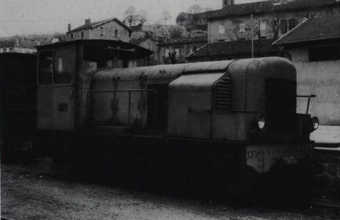 Tractor Y at Lamastre station, shortly after its assignment to the C.F.V. (Photo G. PEREVE) Tractor Y at Lamastre station, shortly after its assignment to the C.F.V. (Photo G. PEREVE)
