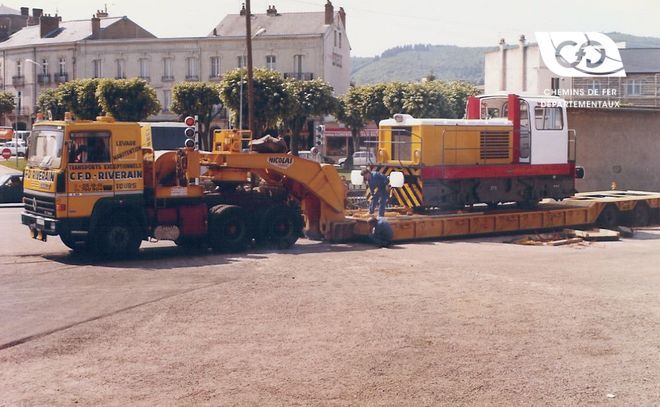 Transport of locotractors