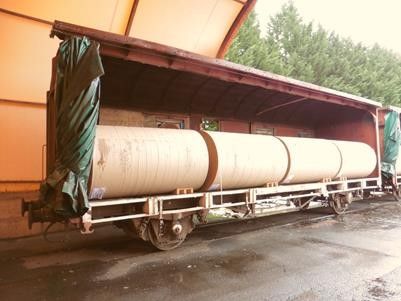 Transport of paper reels Transport of paper reels