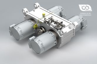 Two range gearbox for SRPM motor.