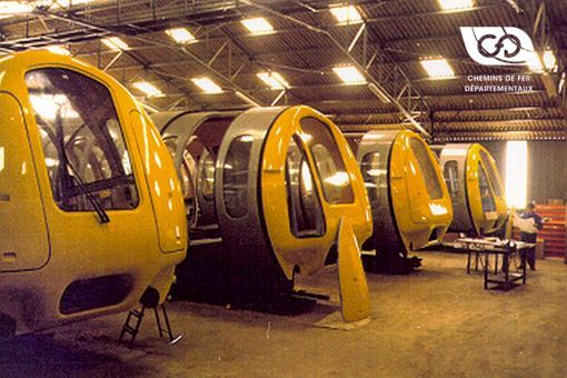 Vehicles of the Tignes funicular