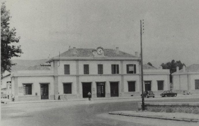 View of the B.V. of the Ajaccio station on the passengers' courtyard side (Photo B. ROZE)